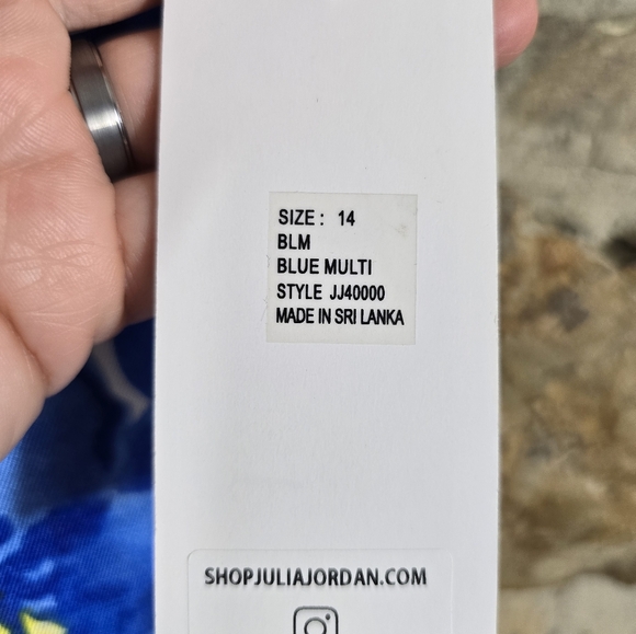 NWT Julia Jordan Floral Print Twill Ruffle Dress - Picture 8 of 10